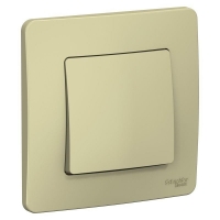 Выключатель 1-кл. СП Blanca 10А IP20 (сх. 1) 250В бежевый SchE BLNVS010107